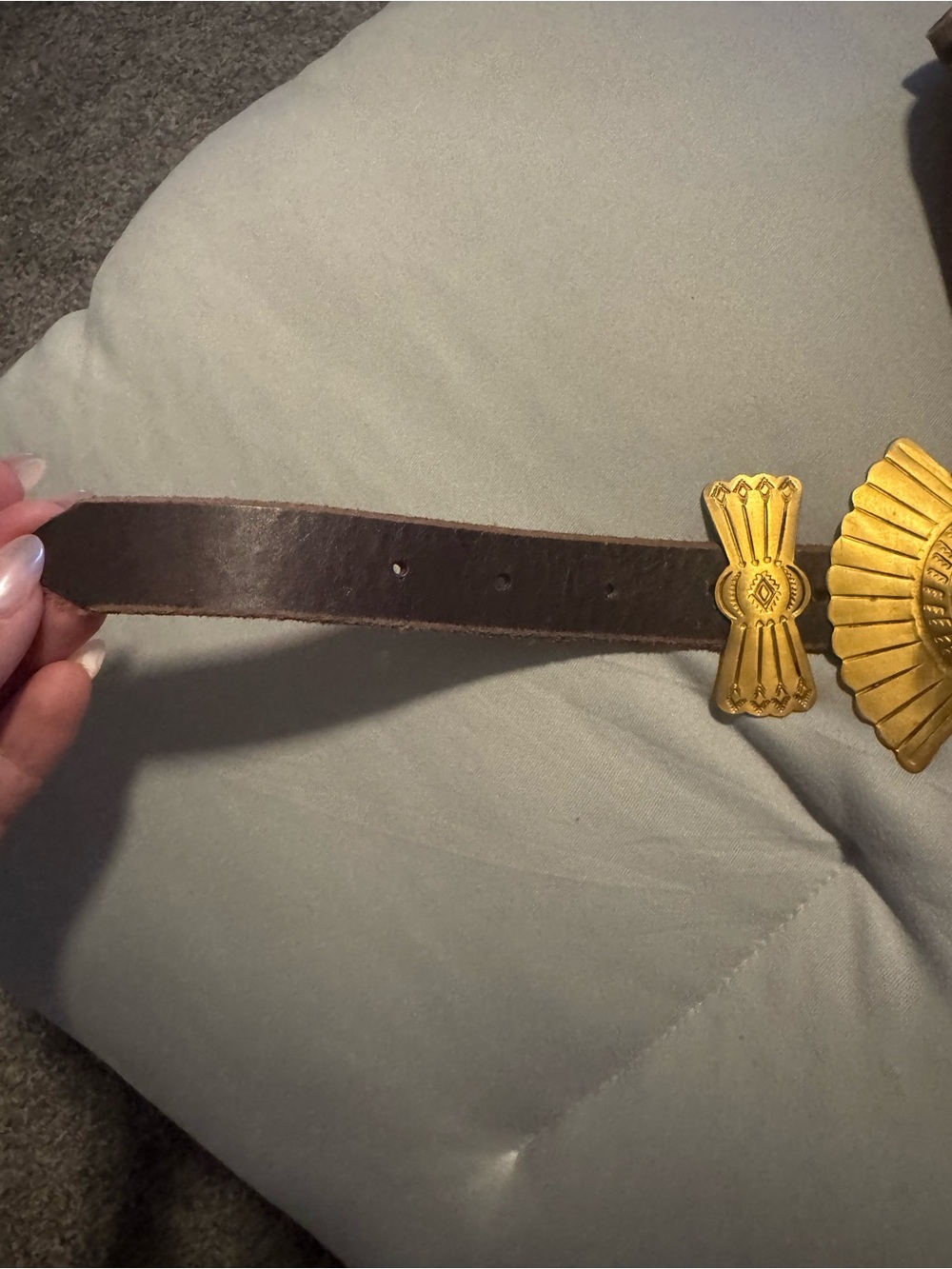 NWT- Concho Belt - Gold - Picture 4 of 12